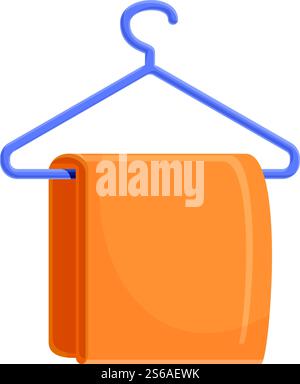 Symbol für chemische Reinigung. Cartoon des chemischen Reinigungsvektorsymbols für Webdesign isoliert auf weißem Hintergrund. Chemische Reinigung Symbol, Cartoon Stil Stock Vektor