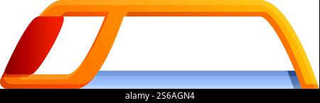 Symbol der Schreinerei-Bugsäge. Cartoon des Schreinerei-Bugsägen-Vektor-Icons für Web-Design isoliert auf weißem Hintergrund. Schreinerei-Bugsäge-Symbol, Cartoon-Stil Stock Vektor