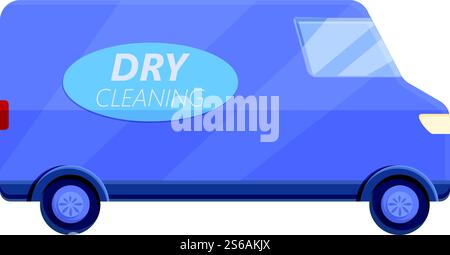 Symbol für chemische Reinigung. Cartoon des chemischen Reinigungs-Auto-Vektor-Icons für Web-Design isoliert auf weißem Hintergrund. Chemische Reinigung Auto Icon, Cartoon Stil Stock Vektor