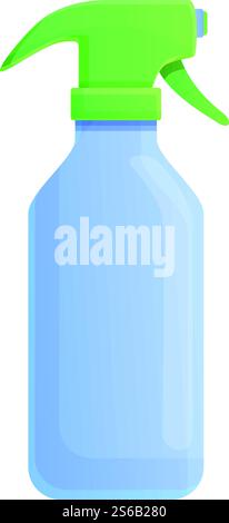 Symbol für die Sprühflasche für die Heimdesinfektion. Cartoon des Home Desinfektion Spray Flasche Vektor Symbol für Web Design isoliert auf weißem Hintergrund. Home Desinfektion Spray Flasche Symbol, Cartoon Stil Stock Vektor