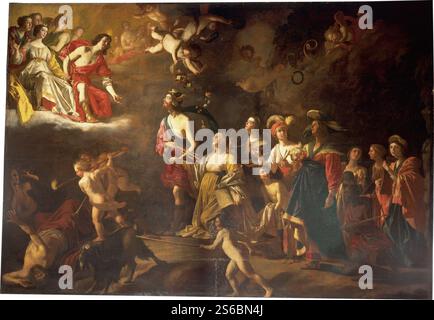 Gerrit van Honthorst (Utrecht 1590-1656) - Apollo und Diana Stockfoto