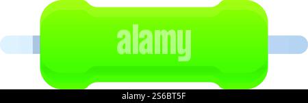 Symbol für Komponentenkondensator. Cartoon des Komponentenkondensatorvektorsymbols für Webdesign isoliert auf weißem Hintergrund. Komponentenkondensator Symbol, Cartoon-Stil Stock Vektor