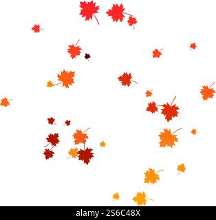 Herbstblatt Hintergrund Vorlage Vektor Illustration Stock Vektor