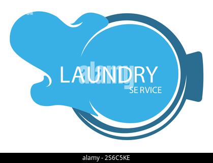 Wasserspritzer isolierte Ikone, Waschraum, Waschmaschine Trommelvektor. Haushaltsarbeit und Housekeeping, Sauberkeit und Hygiene, Reinigungskleidung. Reinigen Sie das Waschsalon-Emblem oder das Logo im Haushalt. Wäscheservice isoliert, Wasserspritzer oder Textilien Stock Vektor