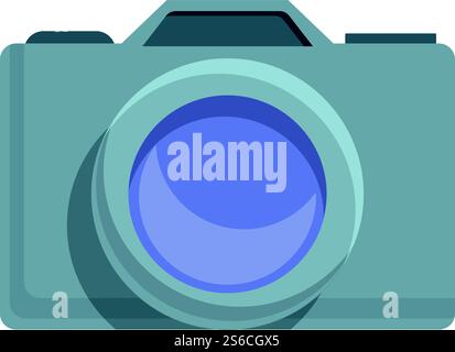 Symbol für Slowenien-Reisekamera. Cartoon von slowenien Reise Kamera Vektor Symbol für Web Design isoliert auf weißem Hintergrund. Slowenische Kamera-Symbol, Cartoon-Stil Stock Vektor
