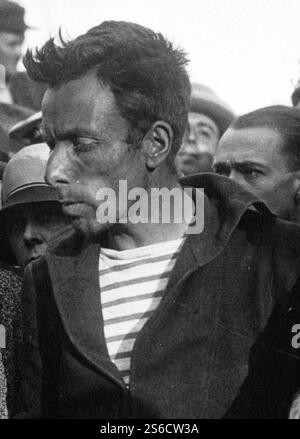 Alain Gerbault 1929 (zugeschnitten). Stockfoto