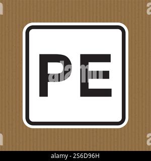 Symbol Für Physische Erde, Vektorgrafik, Isolieren Auf Weißem Hintergrund. EPS10 Stock Vektor