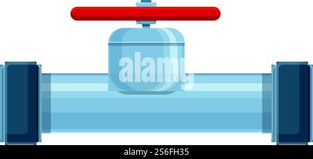 Symbol für Rohrherstellung. Cartoon der Herstellung Rohr Vektor Symbol für Web Design isoliert auf weißem Hintergrund. Pipe Icon herstellen, Cartoon Stil Stock Vektor