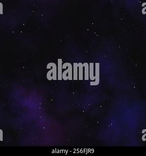 Illustration eines nahtlosen Nachthimmels mit vielen Sternen Stockfoto