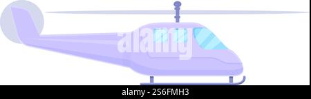 Symbol für Motorenrettung Hubschrauber. Cartoon des Triebwerksrettung Hubschraubervektorsymbol für Web-Design isoliert auf weißem Hintergrund. Motorenrettung Helikopter-Symbol, Cartoon-Stil Stock Vektor