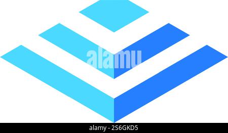 Pyramide Logo Template vector Abbildung: Stock Vektor