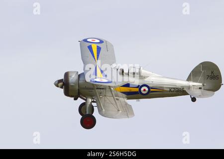 Gloster Gladiator Flugzeug im Flug Stockfoto