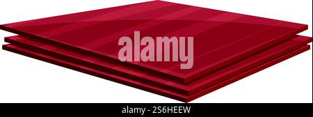 Symbol für Sperrholzfurnier. Cartoon von Sperrholz Furnier Vektor-Symbol für Web-Design isoliert auf weißem Hintergrund. Legende aus Sperrholzfurnier, Cartoon-Stil Stock Vektor