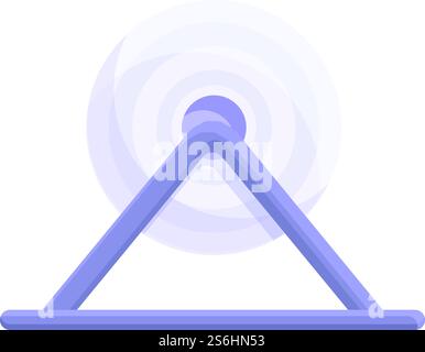 Symbol für die Thread-Produktion. Cartoon des Thread Production Industrie Vektor-Icons für Webdesign isoliert auf weißem Hintergrund. Ikone der Fadenproduktion im Cartoon-Stil Stock Vektor