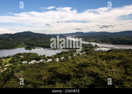 Chagres River Teil des Panamakanals, Panama Stockfoto