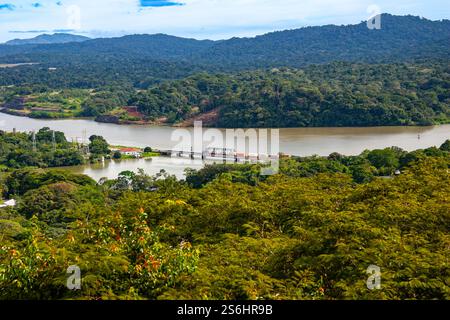 Chagres River Teil des Panamakanals, Panama Stockfoto
