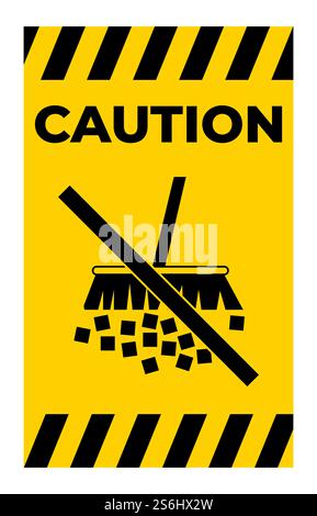 Warnschild Staub Vermeiden Stock Vektor