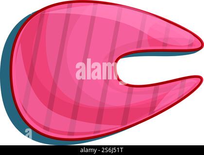 Symbol für gebratenen Fisch. Cartoon und flach von geröstetem Fisch Vektor-Symbol für Web-Design isoliert auf weißem Hintergrund. Gebratener Fisch, Zeichentrick und flacher Stil Stock Vektor