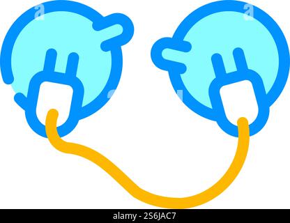 Stimulans mit Aufklebern Farbe Symbol Vektor. Stimulans mit Aufkleberzeichen. Isolierte Symboldarstellung. Stimulans mit Aufklebern Farbe Symbol Vektor Illustration Stock Vektor