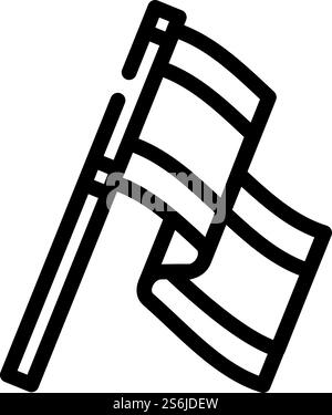 Blazon spanien Linie Symbol Vektor. Schild Blazon spain. Schwarze Abbildung des isolierten Kontursymbols. Blazon spanien Linie Symbol Vektor Illustration Stock Vektor