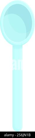 Campinglöffel Symbol. Cartoon von Camping Löffel Vektor-Symbol für Web-Design isoliert auf weißem Hintergrund. Campinglöffel-Ikone, Cartoon-Stil Stock Vektor