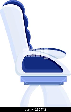 Airplane Business Class Place Symbol. Karikatur des Flugzeugs Business Class Place Vektor-Icons für Webdesign isoliert auf weißem Hintergrund. Flugzeug Business Class Place Ikone, Cartoon Stil Stock Vektor