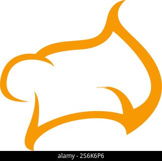 Hat Chef Logo-Symbolvorlage Stock Vektor