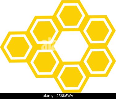 Honigbienen-Logo-Vorlage Stock Vektor