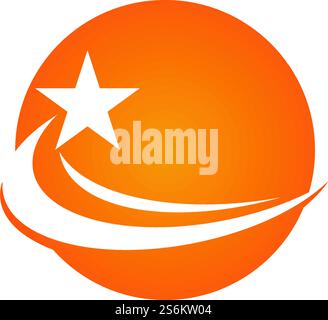 Sternenlogos Stock Vektor