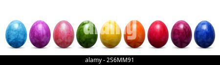 Serie von Ostereiern Stockfoto