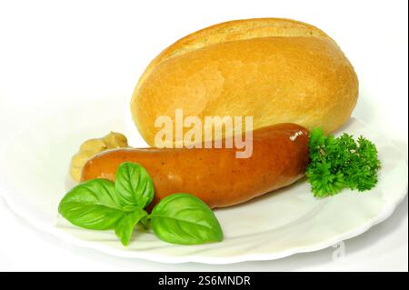 Bockwurst Stockfoto