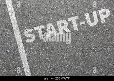 Geschäftskonzept mit Start-up Start-up Gründung eines Unternehmens Unternehmen Stockfoto