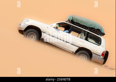 Sahara-Expedition Stockfoto