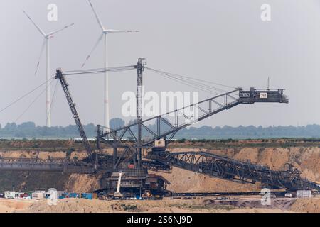 Tagebau Garzweiler Tagebau in Garzweiler, Nordrhein-Westfalen, Deutschland© Wojciech Strozyk / Alamy Stock Photo *** Lokale Bildunterschrift *** Stockfoto