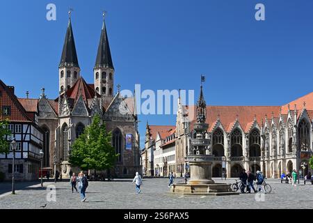 Altstädter Markt in Braunschweig, Niedersachsen Stockfoto