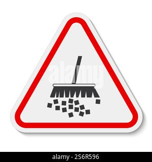 Warnschild Staub Vermeiden Stock Vektor