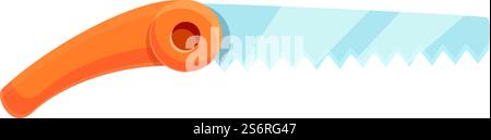 Trim Säge Symbol Cartoon Vektor. Gartenhecke. Arbeitsmaschinen. Trim Säge Symbol Cartoon Vektor. Gartenhecke Stock Vektor
