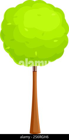 Junge Park Baum Icon Cartoon Vektor. Hedge-Wartung. Rasenarbeiter. Junge Park Baum Icon Cartoon Vektor. Hedge-Wartung Stock Vektor