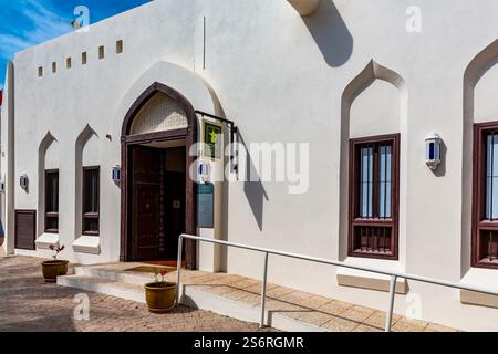 Cafeteria, Bait al Zubair, Museum, ehemaliges Herrenhaus der Familie Zubair, Muscat, Muscat, Oman, Arabische Halbinsel, Naher Osten, Asien Stockfoto
