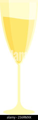 Sektglas Icon Cartoon Vektor. Weintoast. Cocktail-Tasse. Sektglas Icon Cartoon Vektor. Weintoast Stock Vektor
