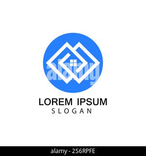 Haus Logo Bilder Illustration Design Stock Vektor