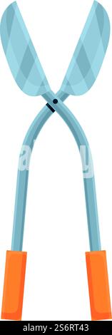 Yard Schere Icon Cartoon Vektor. Baumgarten. Mitarbeiterwartung. Yard Schere Icon Cartoon Vektor. Baumgarten Stock Vektor