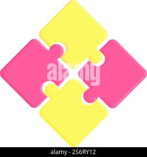 Puzzle Spiel Icon Cartoon Vektor. Kindererziehung. Stichsäge finden. Puzzle Spiel Icon Cartoon Vektor. Kindererziehung Stock Vektor