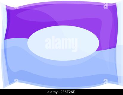 Tasche mit Schokolade Icon Cartoon Vektor. Süßigkeiten mit Sahne. Erstklassiges Essen. Tasche mit Schokolade Icon Cartoon Vektor. Süßigkeiten mit Sahne Stock Vektor