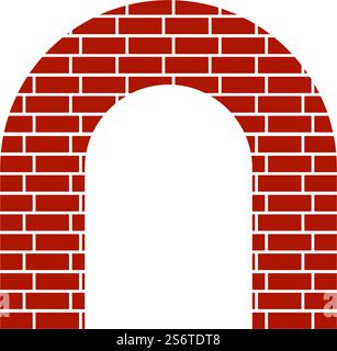 Brick Bridge Logo Vektorgrafik Design Stock Vektor