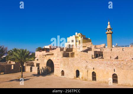 Naher Osten, Jordanien, Aqaba, Aqaba Castle oder Aqaba Fort oder Mamluk Castle Stockfoto