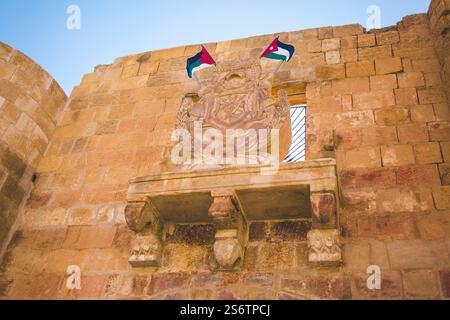 Naher Osten, Jordanien, Aqaba, Aqaba Castle oder Aqaba Fort oder Mamluk Castle Stockfoto