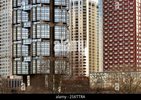 Frankreich, Paris, 75, 15. Arrondissement, Bezirk Grenelle, Front-de-seine-Türme. Stockfoto
