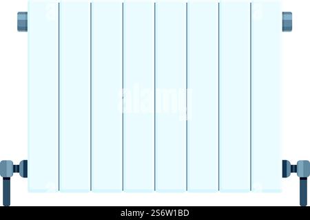 Heizungskonvektor Symbol Cartoonvektor. Elektroraum. Heizelement. Heizungskonvektor Symbol Cartoonvektor. Elektroraum Stock Vektor