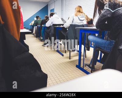 High School Examen Stockfoto